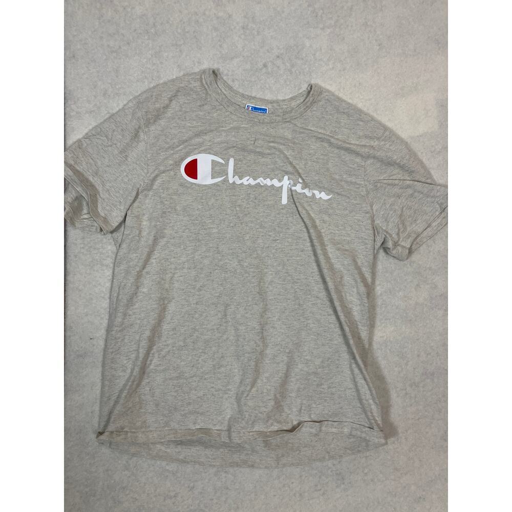 Vintage Kids Champion Tee Boys XL Grey 90's
